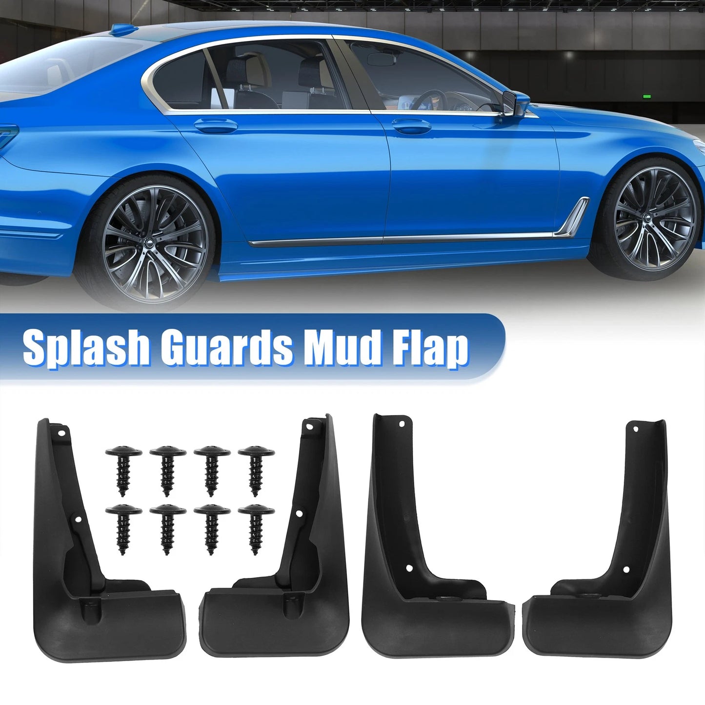 Mudguard Fender Kit  for Toyota Highlander (2020-2021) Black