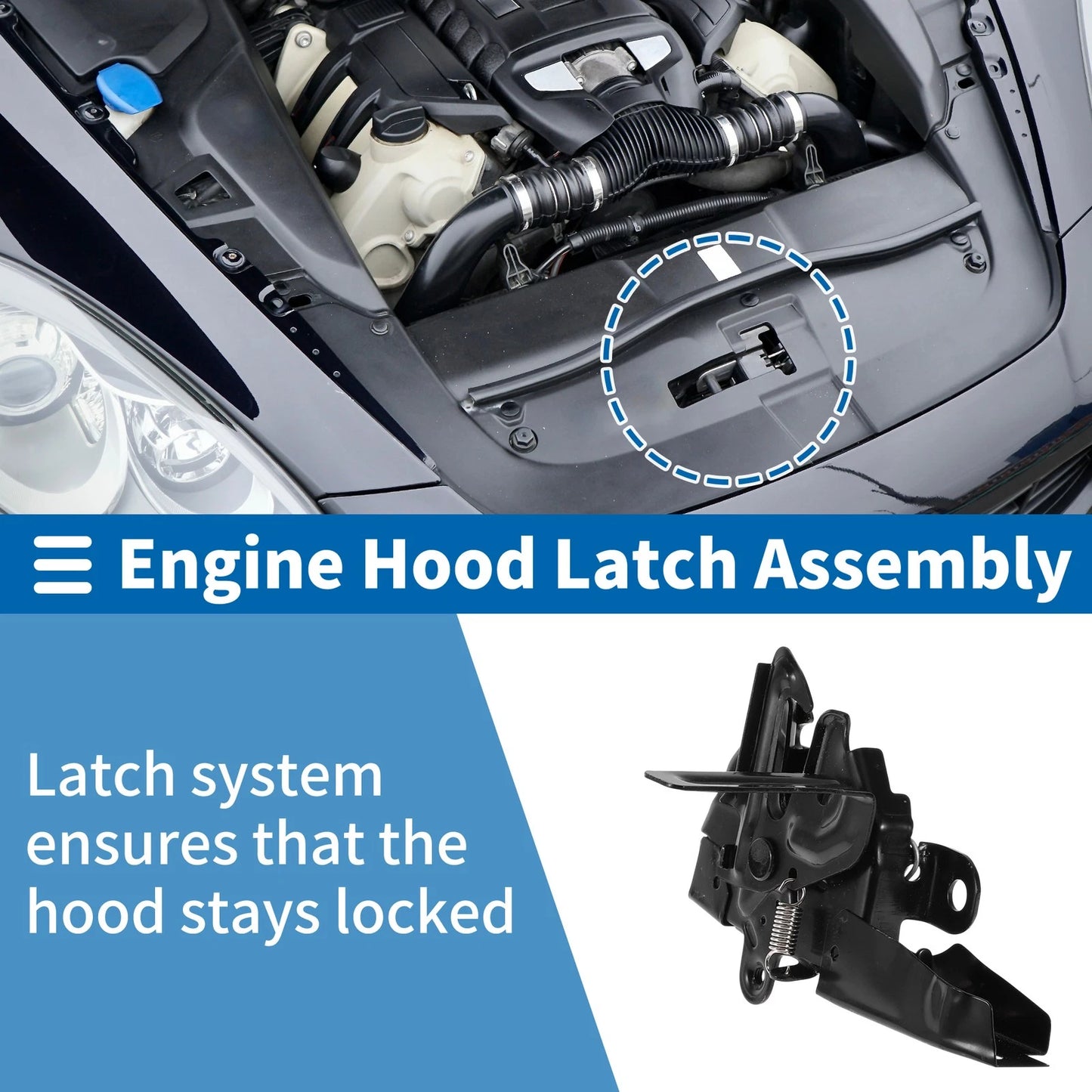 Hood Latch Assembly for Toyota Venza (2009-2016)
