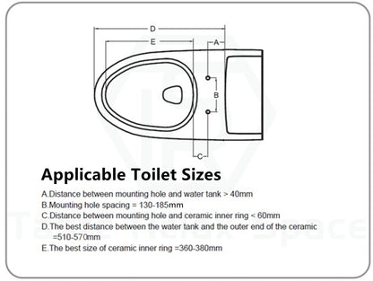 Electric Warm Seat Bidet Cover for Spa Hygiene - Smart Hot Cold Massage
