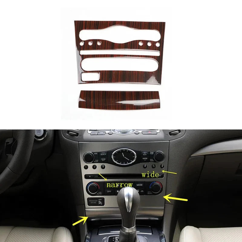 Door Gear Door Trims / Wood Grain / Door Trims for Infiniti G25 G37 (2010–2013)