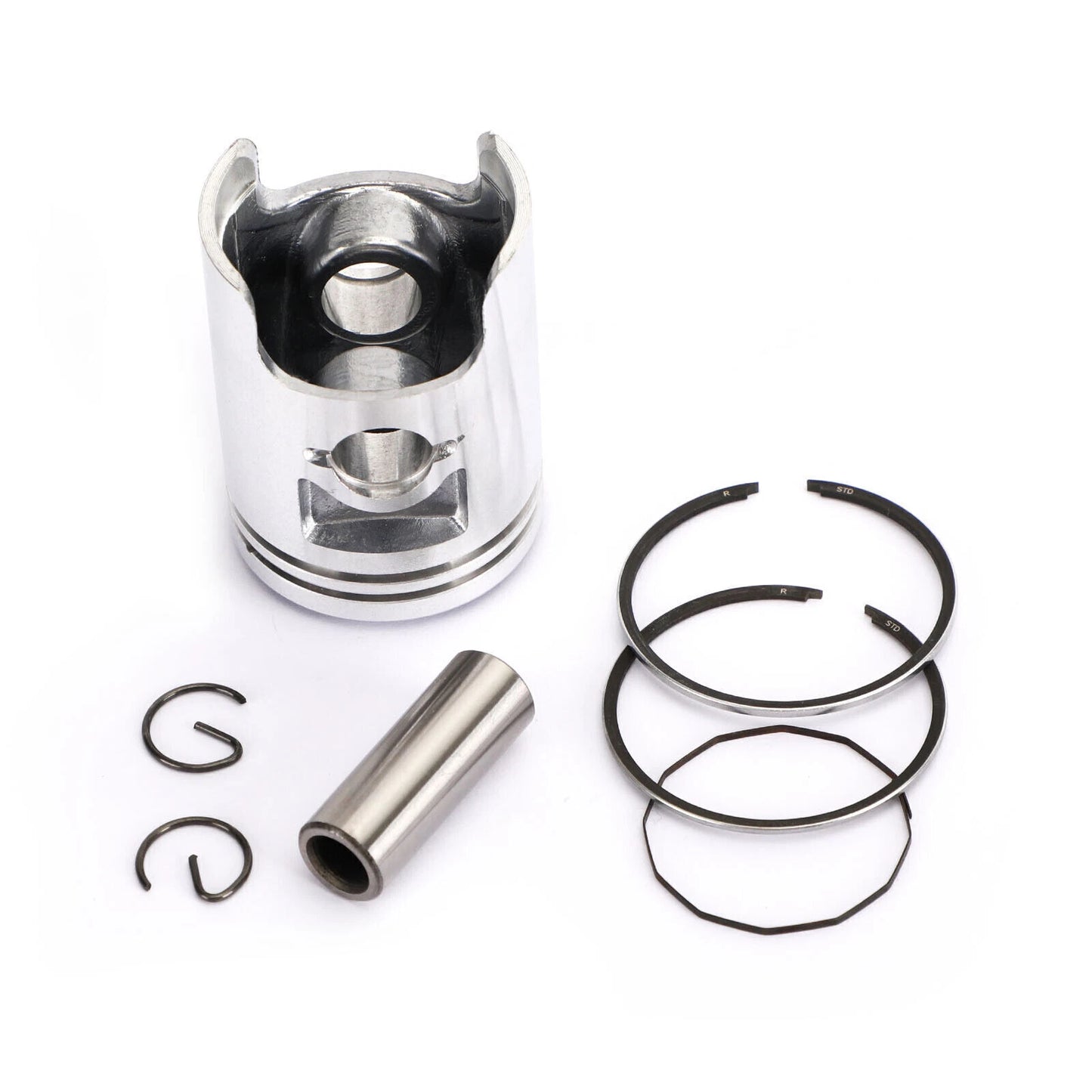 39.75mm Piston Complete Kit for Honda Dio, Tact, Cabina, Elite, Scoopy, Lead50