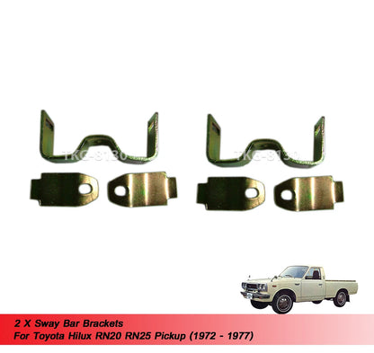 2 x Sway Bar Brackets for Toyota Hilux RN20 RN25 (1972-1977)