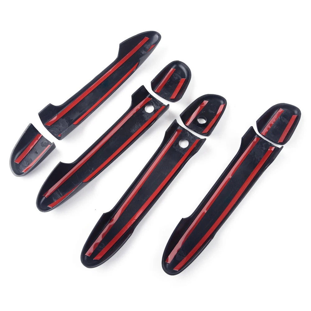 Carbon Fiber Style Exterior Door Handle Covers for Mazda CX-5 (2013-2023)