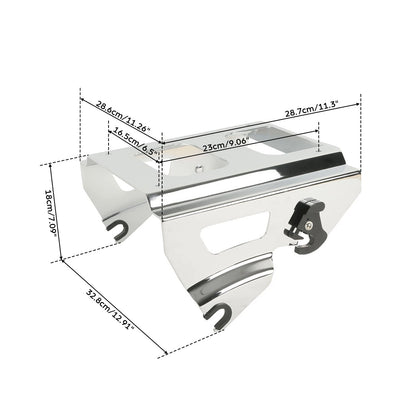Solo Mount Rack for Harley Touring CVO Road Street Electra Glide (2009-2013)