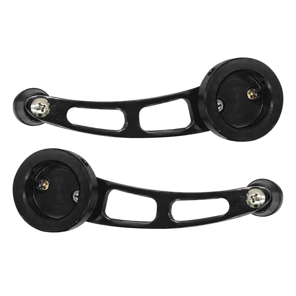 Black Aluminium Manual Door Window Winders for Universal Car & Truck