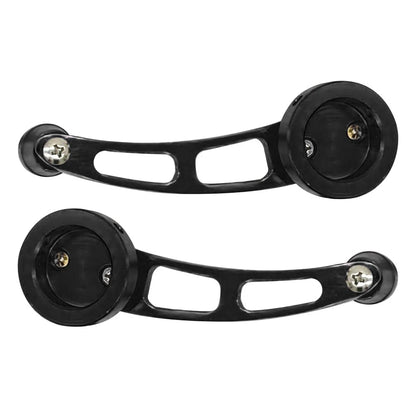 Black Aluminium Manual Door Window Winders for Universal Car & Truck