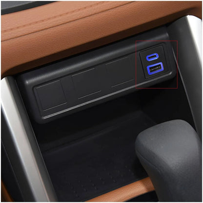 Fast Charger Dual QC3.0 + PD Socket Type C USB for Toyota RAV4, C-HR