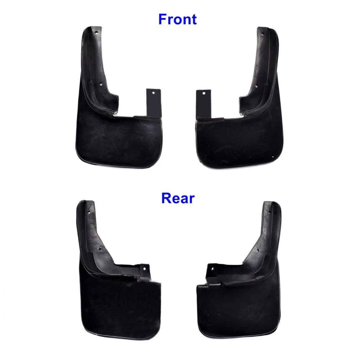 Splash Guard Rubber Mud Flaps Set F+R Fits Ford Ranger 2WD Ute Truck 2002-05 D11