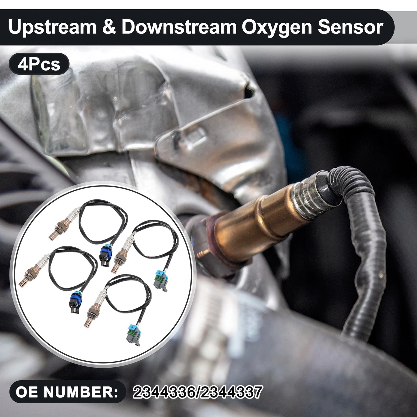 4 x Upstream Downstream Oxygen Sensor for Chevrolet Avalanche 1500