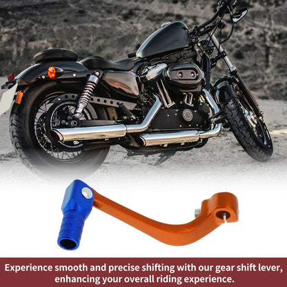 Folding Shifter Lever for Honda CRF110F (2013-2018) - Orange & Blue