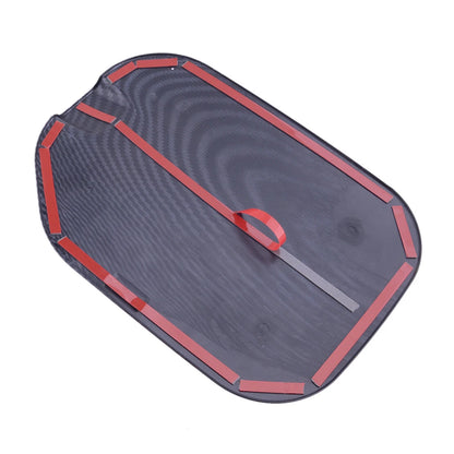 Carbon Fiber Fuel Tank Trim Gas Door Cap for Ford F150 (2021-2022)