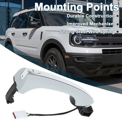 Exterior Door Handle Gray Silver Tone for Buick Envision (2021–2023)