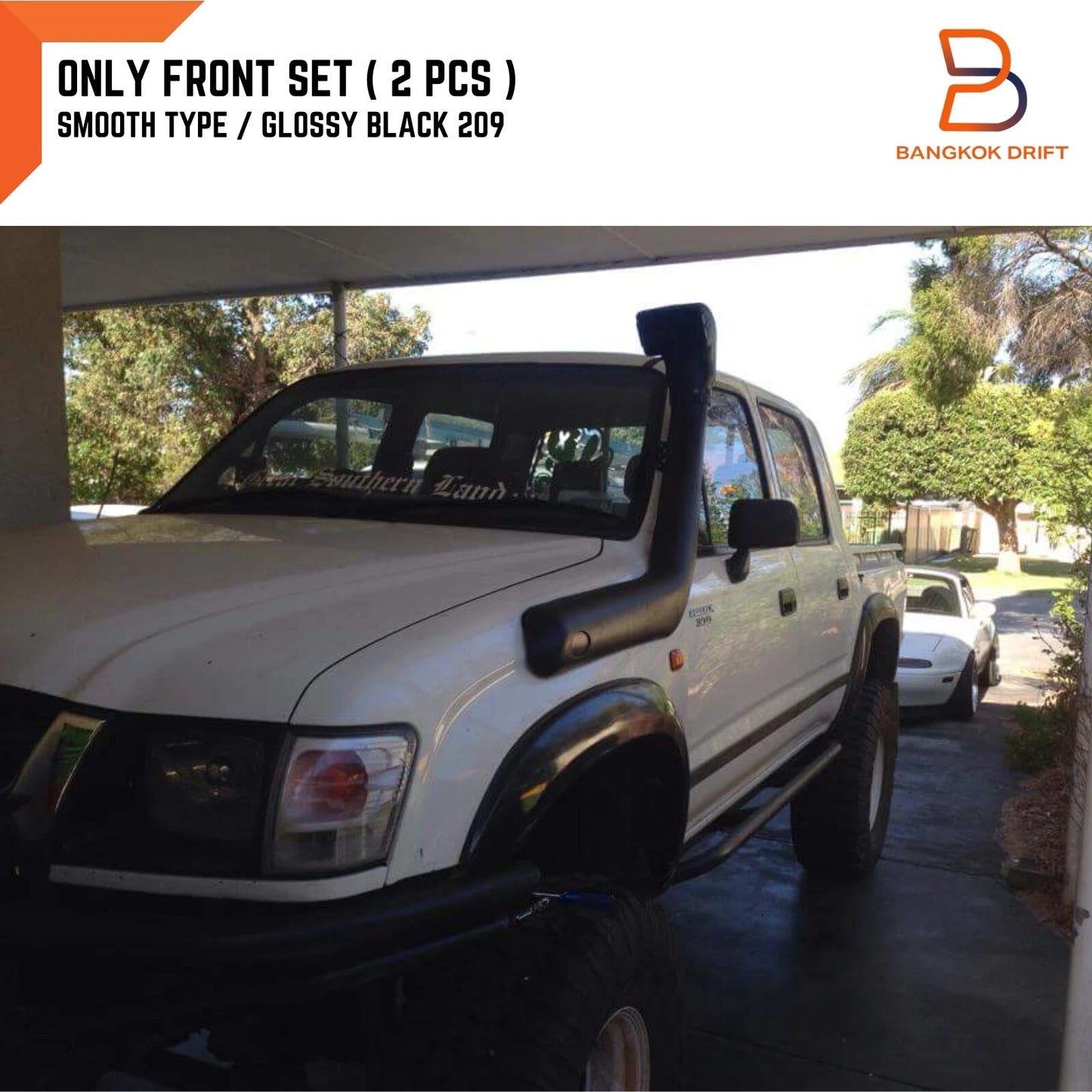 Front Fender Flares 4" for Toyota Hilux Tiger (1997-2005)