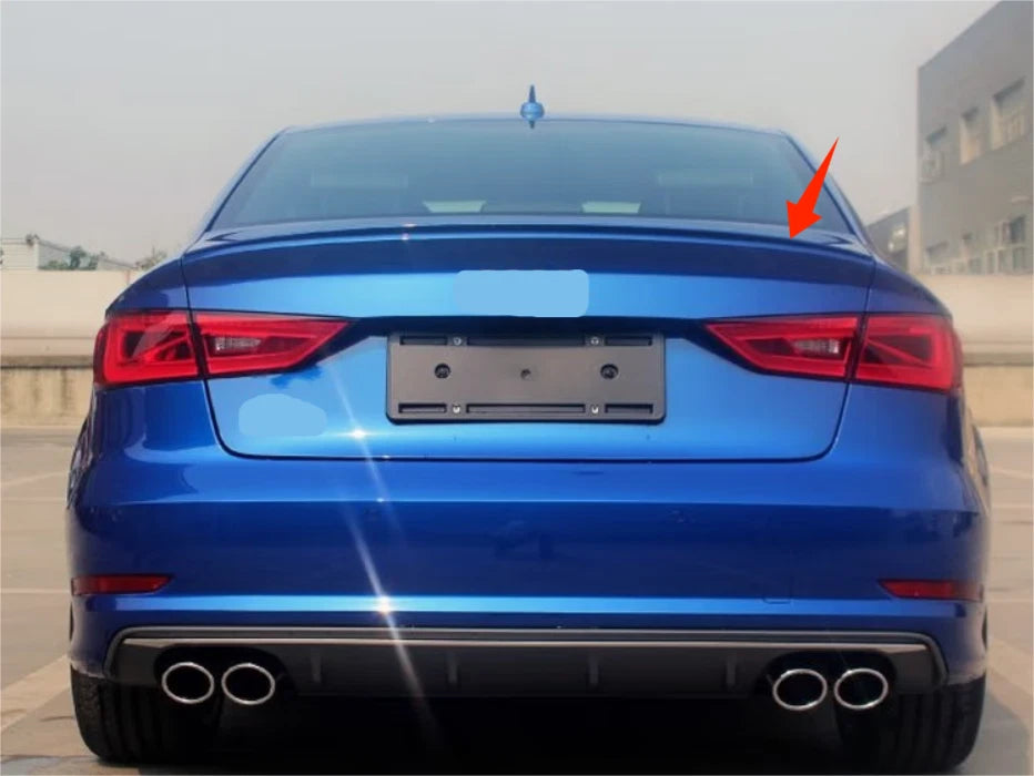 Factory Style Rear Trunk Spoiler Wing for Audi A3 Sedan 2014-2020 Unpainted