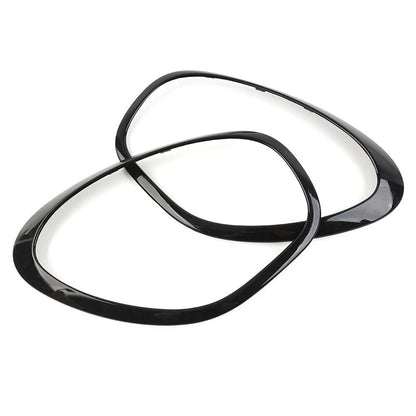 2 x Glossy Black Headlight Trim Rings for MINI R60 Cooper Countryman (2011-2016)