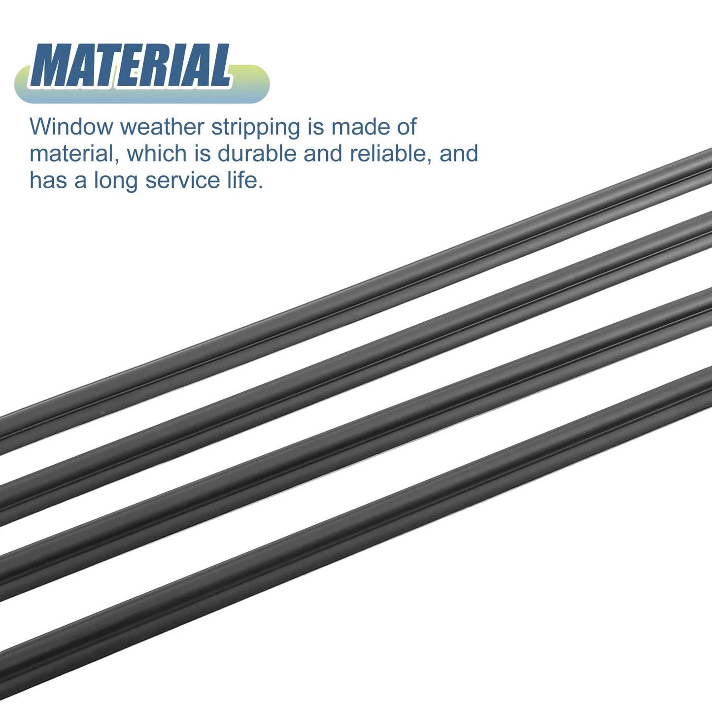 4pcs Window Weatherstrip Door Seal for Toyota Sequoia (2008-2022)