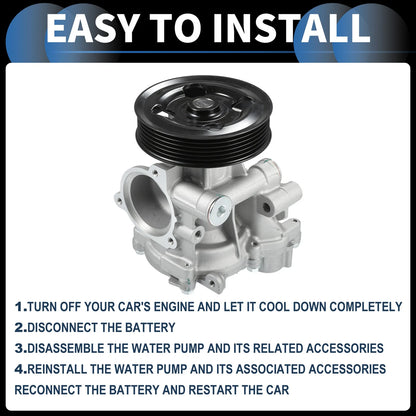 Water Pump for Suzuki Grand Vitara, Kizashi (2009-2016)