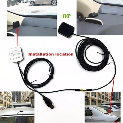 USB 5V Car Truck GPS Antenna Signal Repeater Amplifier Receiver