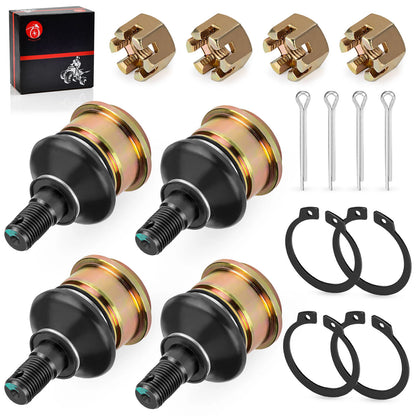 4 x Front Upper & Lower Ball Joints for Yamaha ATV