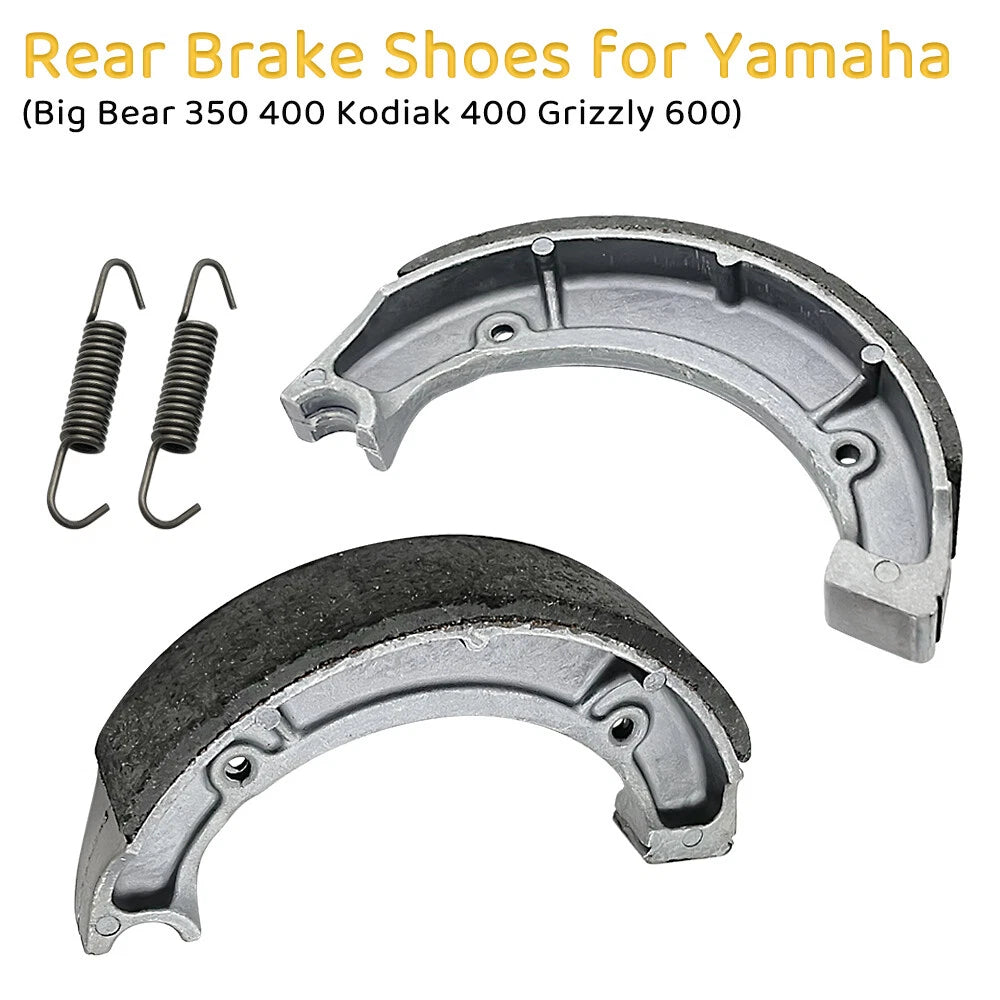 2 x Rear Brake Shoes for Yamaha Kodiak 400 YFM400FW (1993–1999)