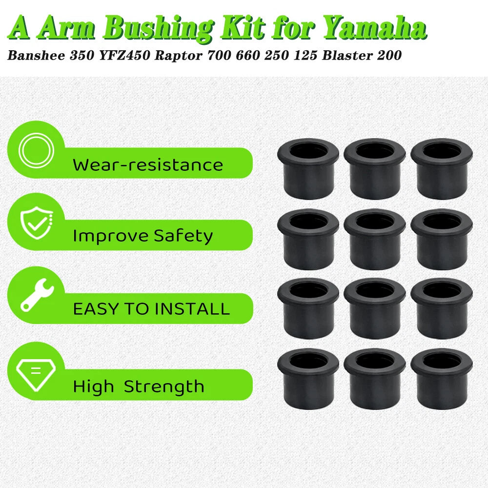 Arm Bushings Set for Yamaha YFZ450/YFZ450R/YFZ450X (2004–2022)