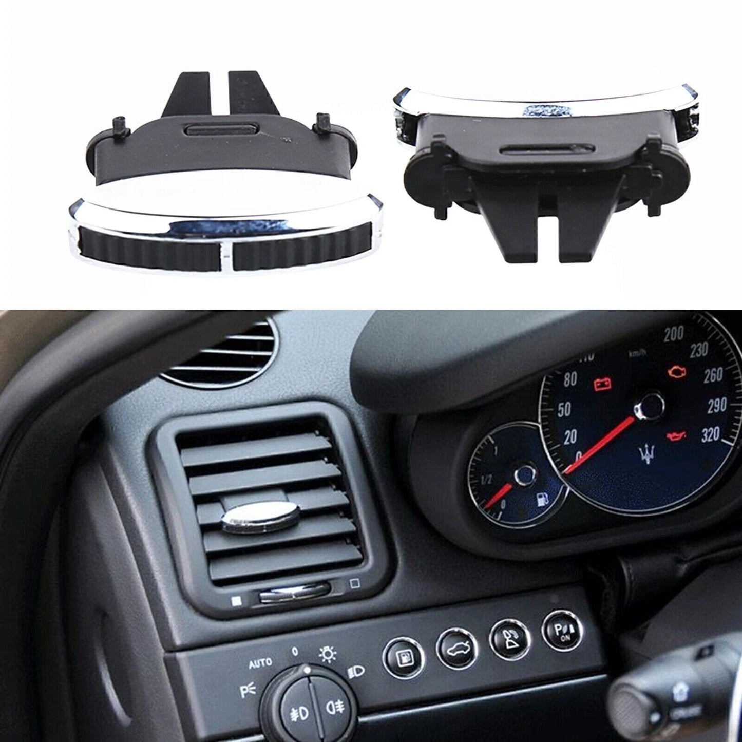 Air Vent Paddle Clip Kit for Maserati Quattroporte (2004-2012)