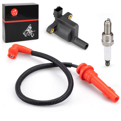 Ignition Coil with Spark Plug Wire Cap for Polaris Ranger 570/RZR 570