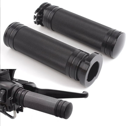 CNC 1" (25mm) Handlebar Grips for Harley Touring, Sportster, Dyna