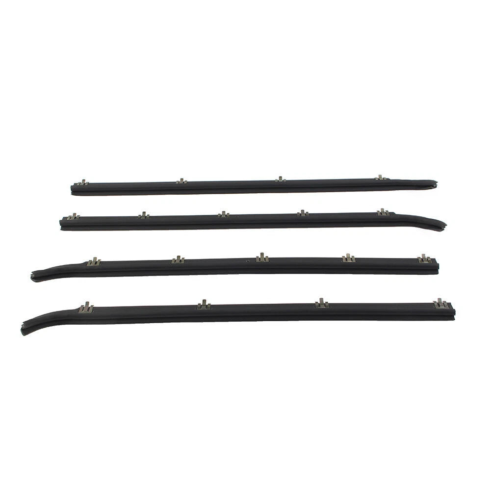 4 x Door Window Seal Weatherstrip for Ford F150 F250 F350 (1987-1997)