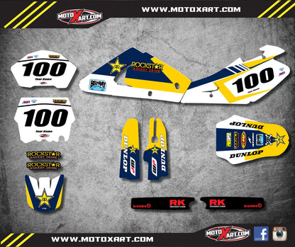 Custom Graphics Kit NIMBLE STYLE for Husqvarna CR 125 250 (2000-2004)
