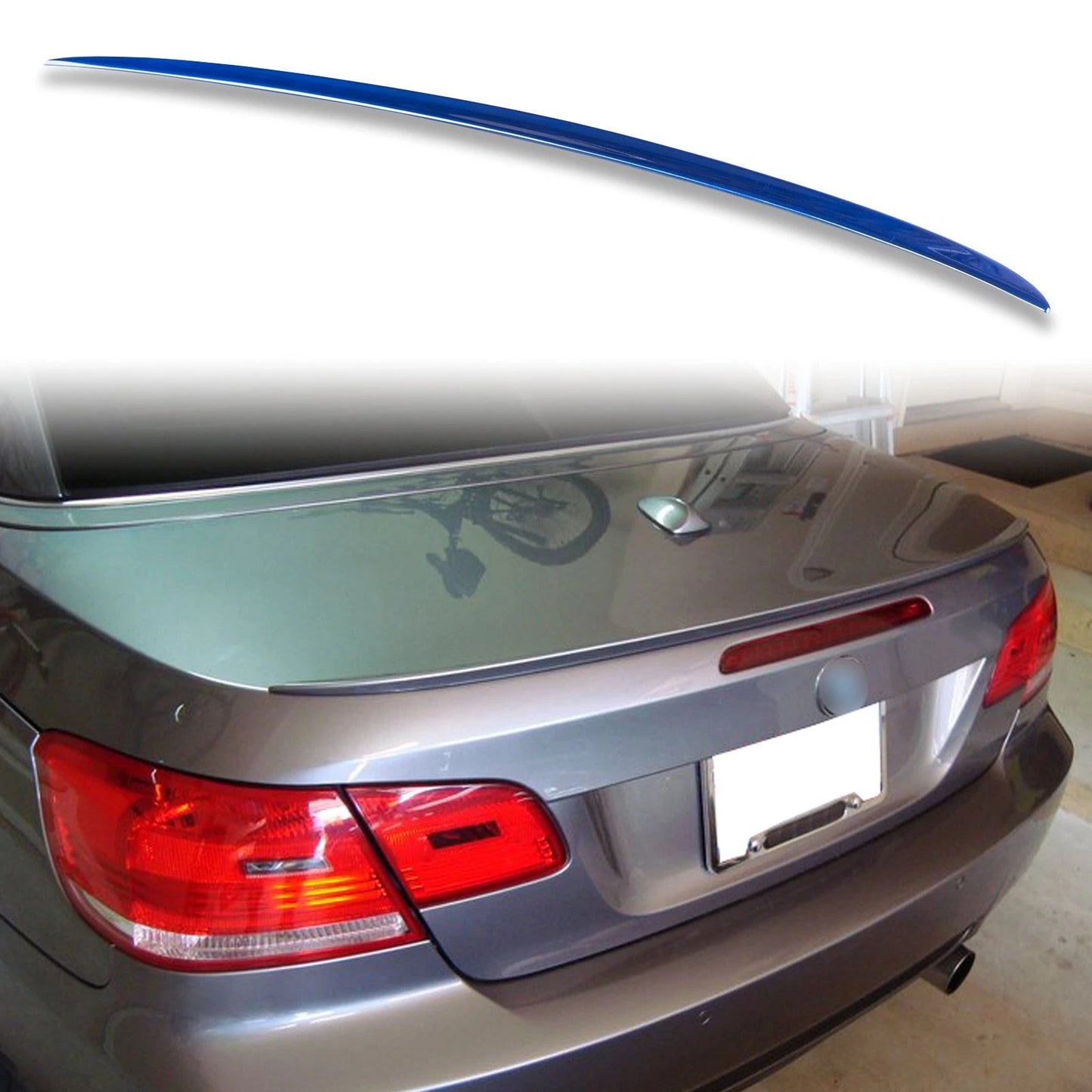 Rear Boot Spoiler for BMW E93 Convertible M3 Montego Blue (2007-2013)