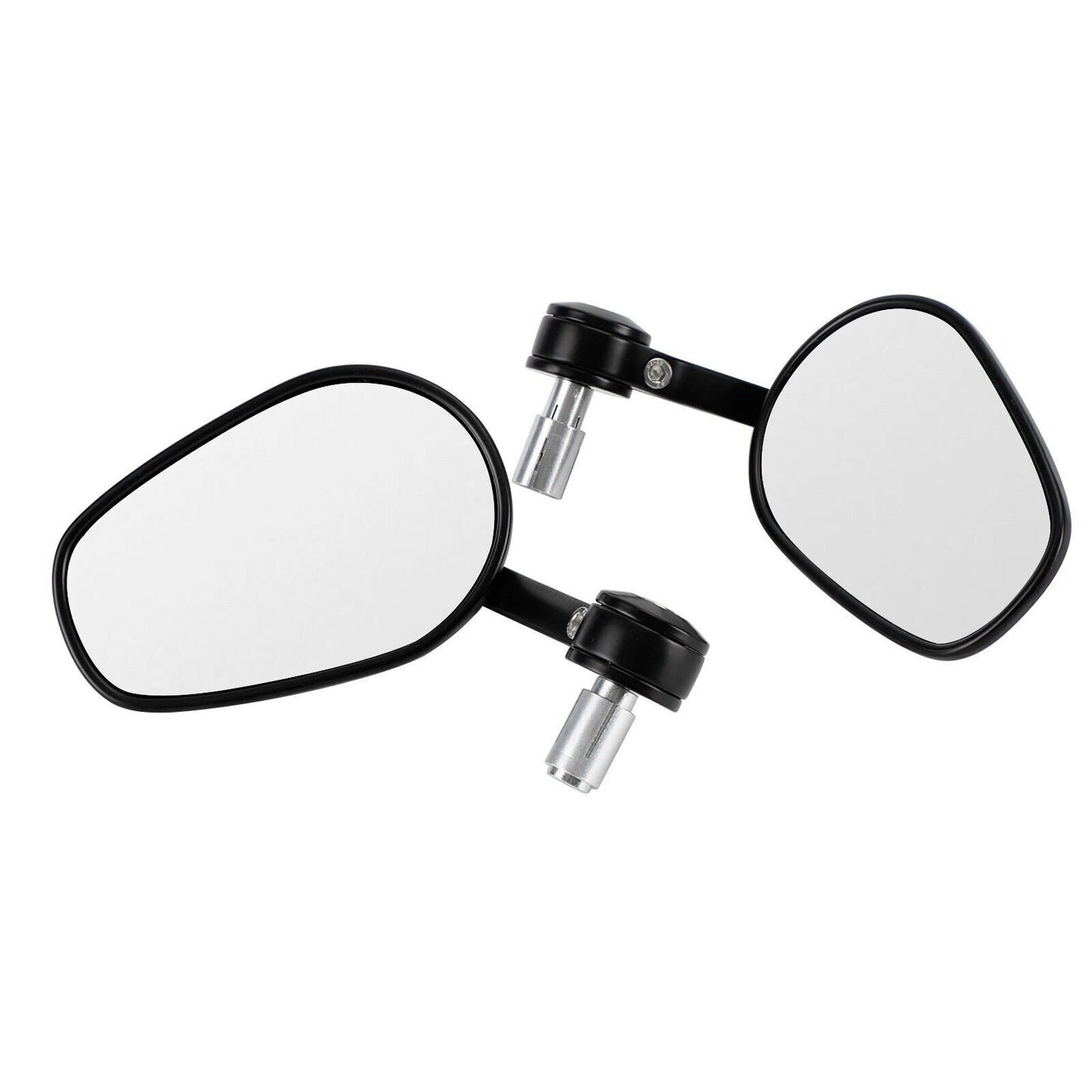 2 x Handlebar End Mirrors for F3 (2015-2023) 7/8" Black Rear View Set