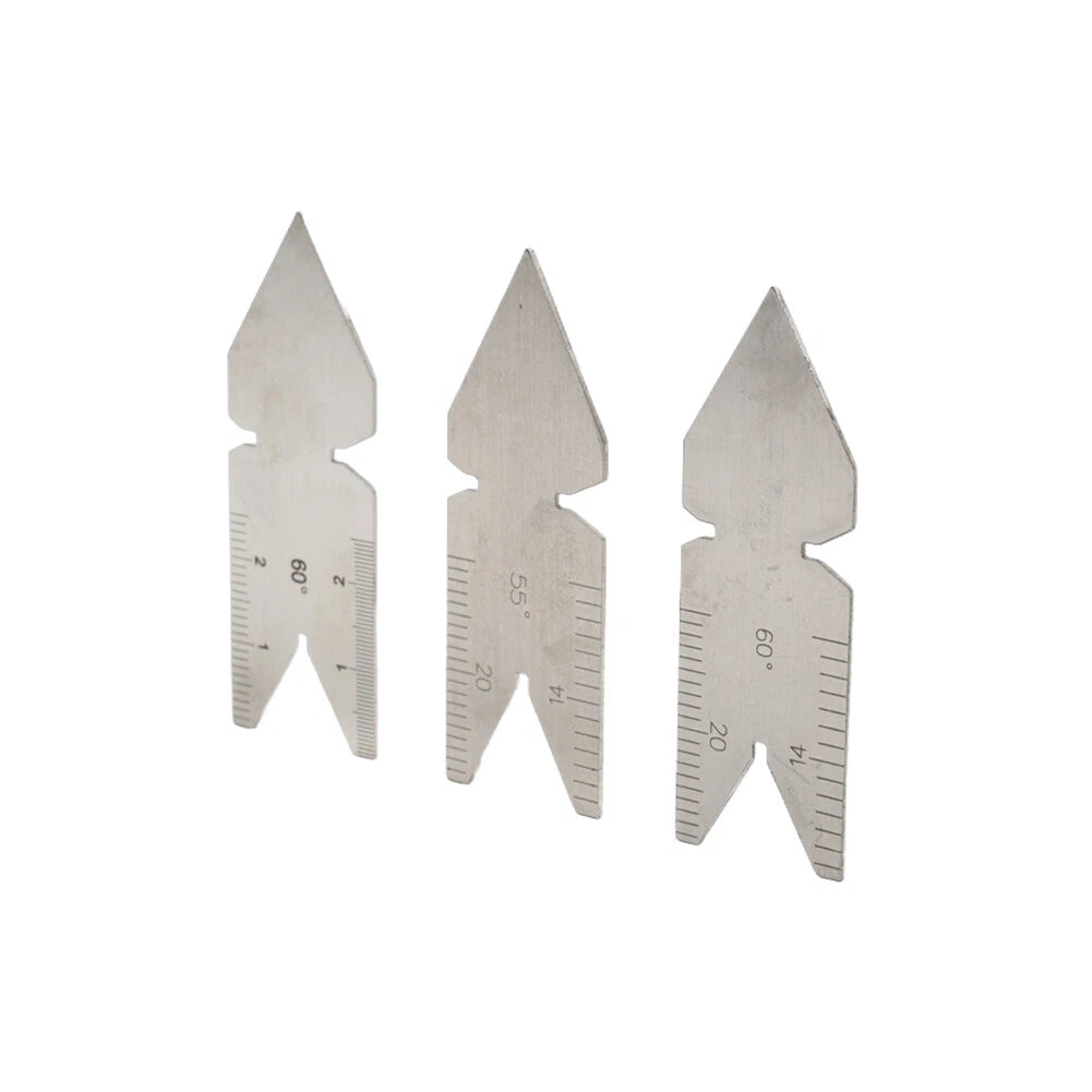 Fishtail Thread Cutting Gauge Metric 60° for Lathe Tool