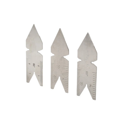 Fishtail Thread Cutting Gauge Metric 60° for Lathe Tool