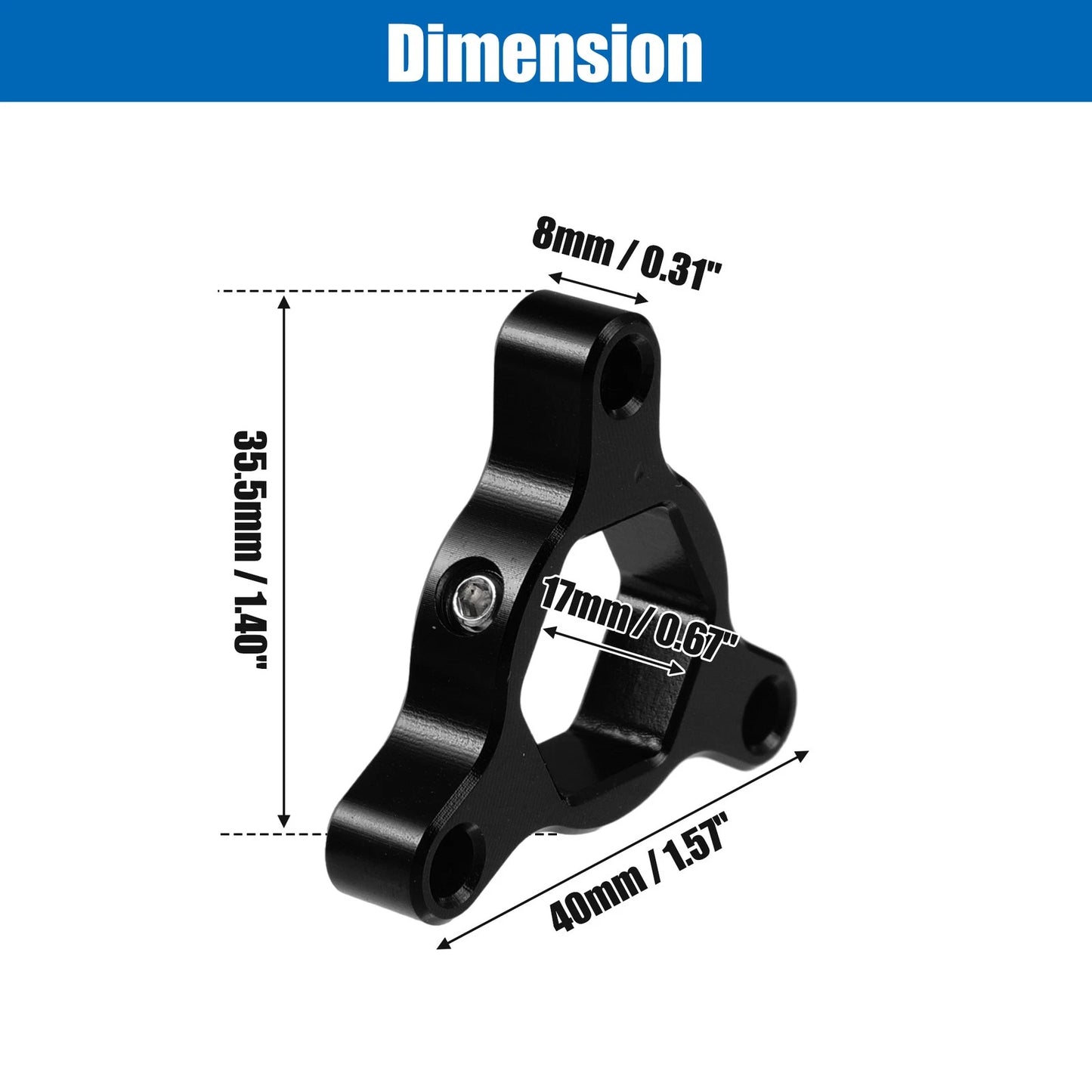 2 x 17mm Racing Fork Preload Adjusters Aluminum Alloy Black for Make Model