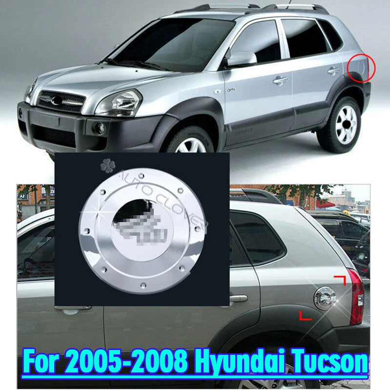 Gas/Fuel Door Cap Cover Molding for Hyundai Tucson (2005–2008)