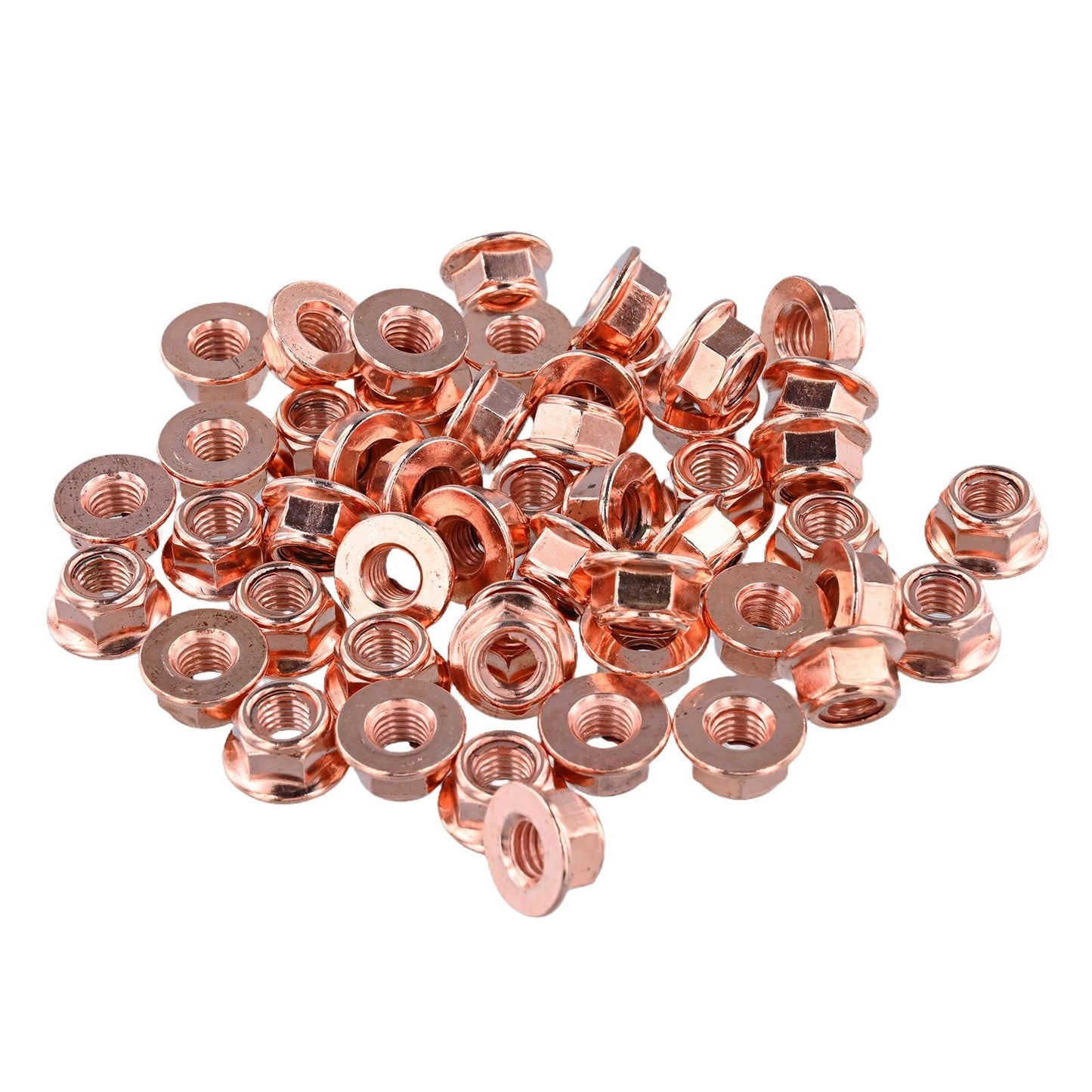 Lock Nuts / 50 x M8x1.25 / Exhaust Manifold for Car