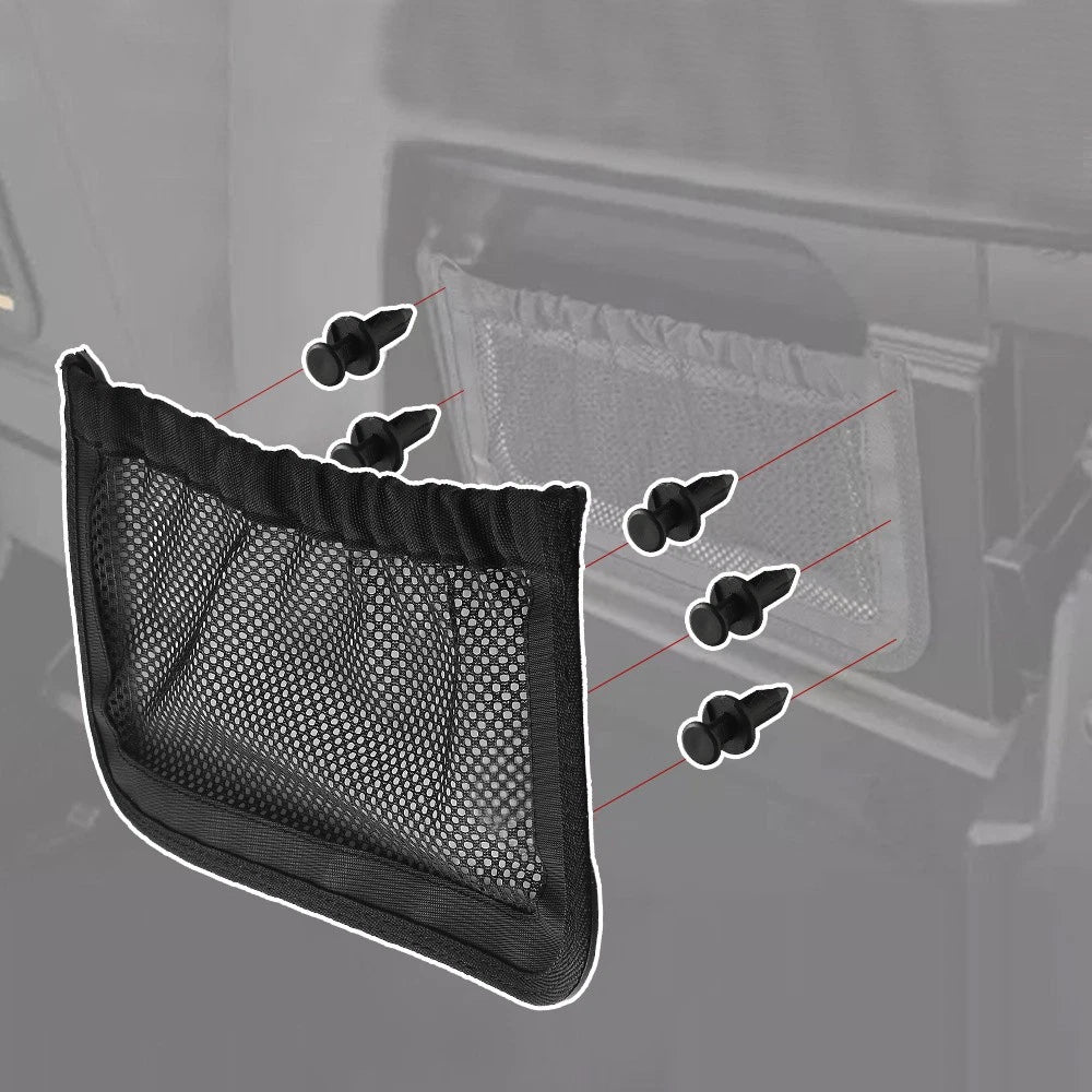 Backrest Rear Storage Nets for Can-Am Defender MAX HD7 HD8 HD9 (2016-2023)