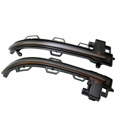 2 x LED Smoked Side Mirror Turn Signal Lights for BMW X5 X6 (2014-2018)
