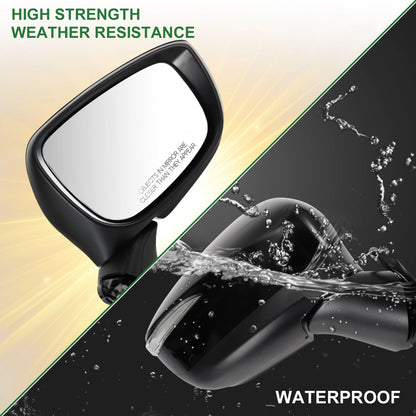 Right Side Door Mirror for MAZDA CX-5 2015-2016 Manual Folding Black