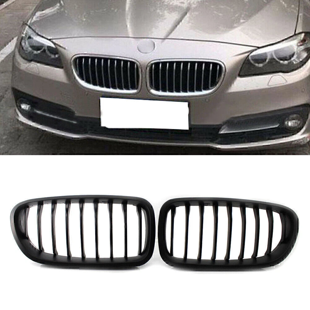 Matte Black Front Kidney Grille for BMW F10 F11 M5 Sedan (2010-2016)