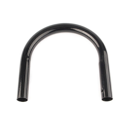 Black Stainless Steel Rear Seat Hoop Loop Frame Trim for Universal Cafe Racer