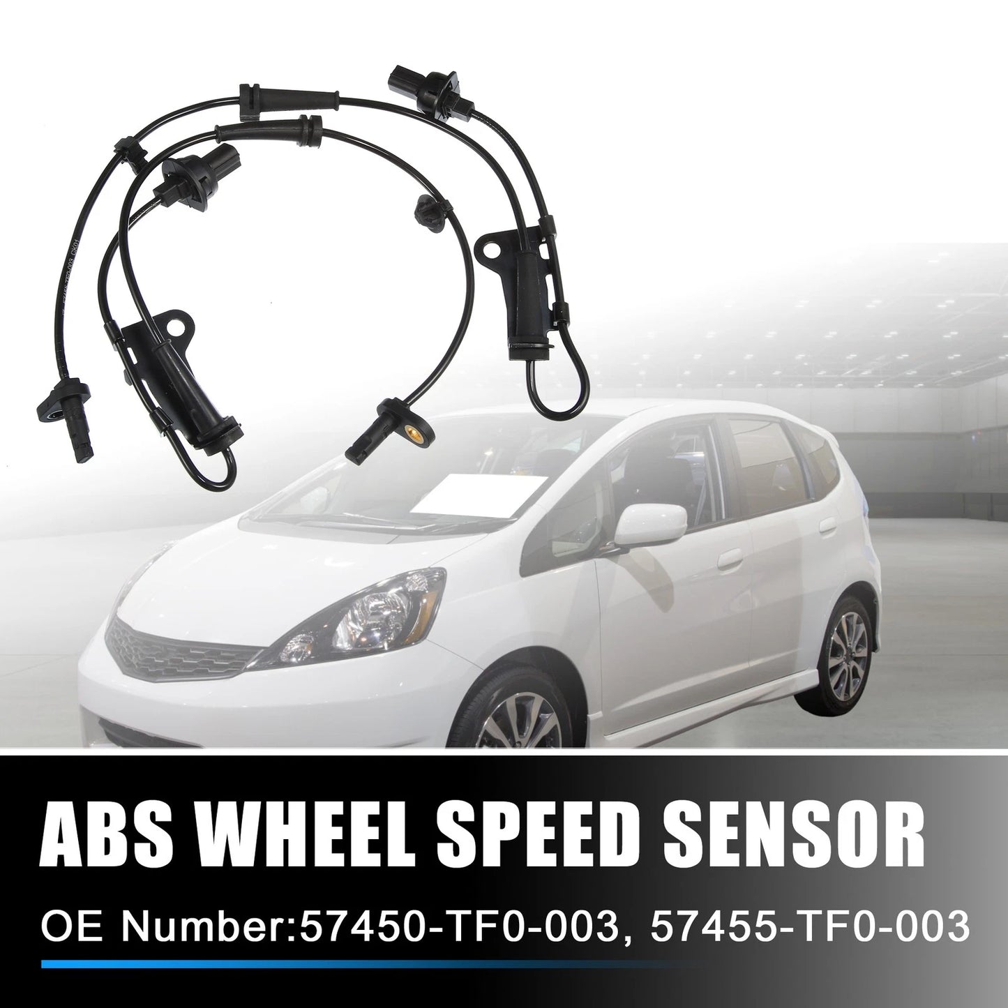 2 x ABS Wheel Speed Sensors for Honda CR-Z (2011-2016)