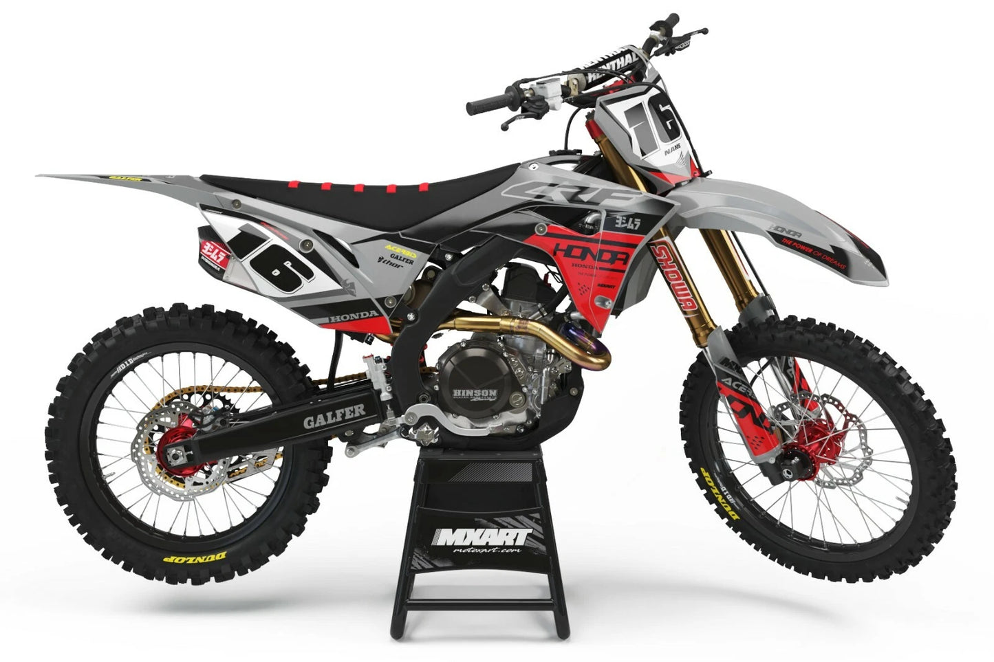 Full Custom Graphic Kit for Honda CRF 250 (2010-2013) - STING Style Decals
