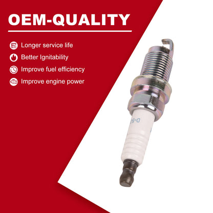 4 x Iridium Spark Plugs for Honda City Jazz GM65 GM26 GE GD 1.5i (2009-2023)
