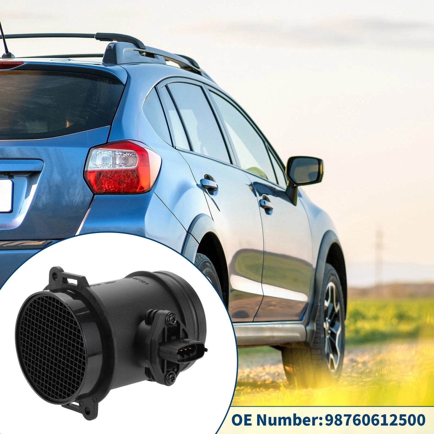 Mass Air Flow Sensor Assembly Black for Porsche Boxster (2004 - 2008)