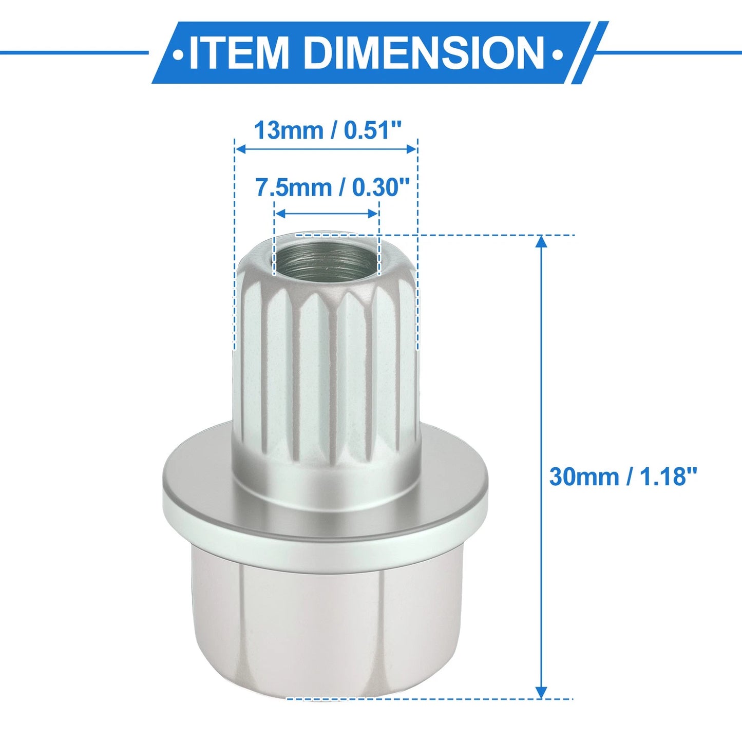 32/16PT Wheel Lock Lug Nut Key for BMW (2010-2023)