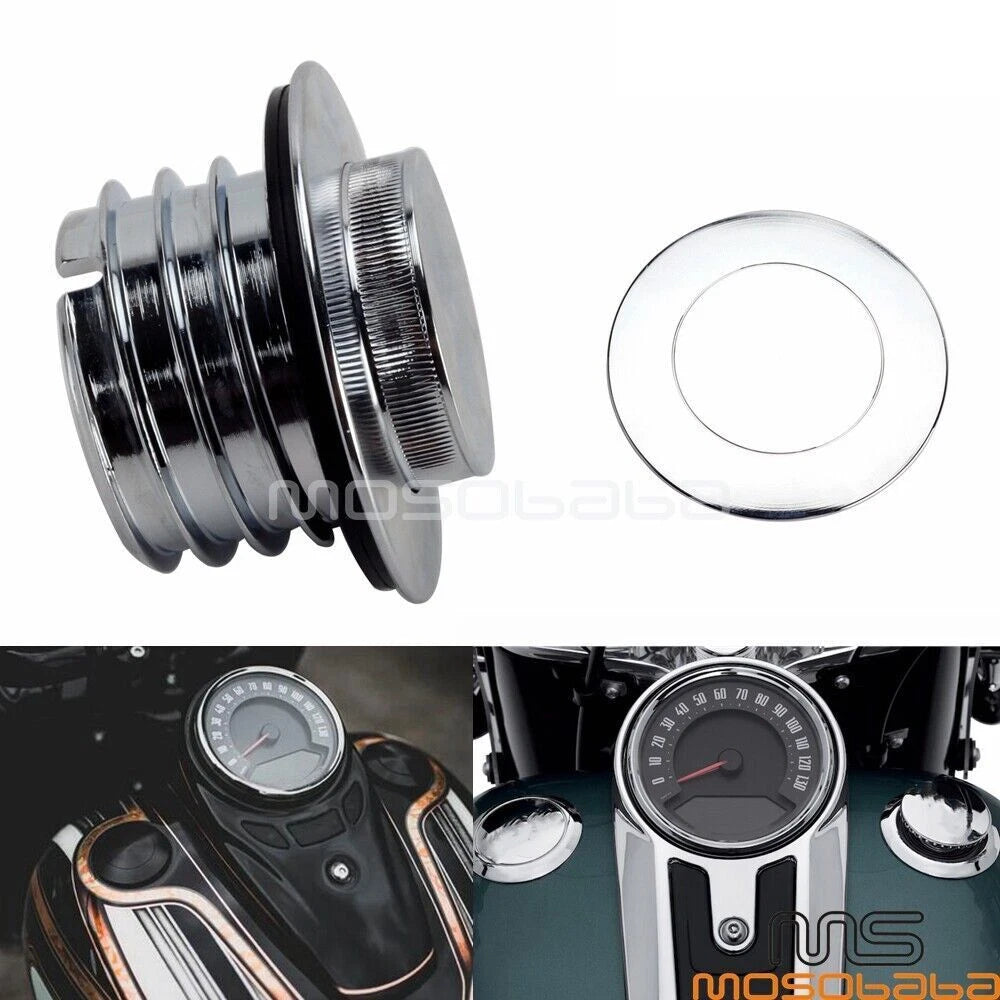 Fuel Gas Tank Cap for Harley Fat Boy Sport Glide Deluxe Low Rider (2018-2021)