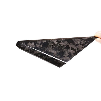 Real Carbon Fiber Door A Pillar Cover Trim Fit For Porsche 718 911 2016-2020