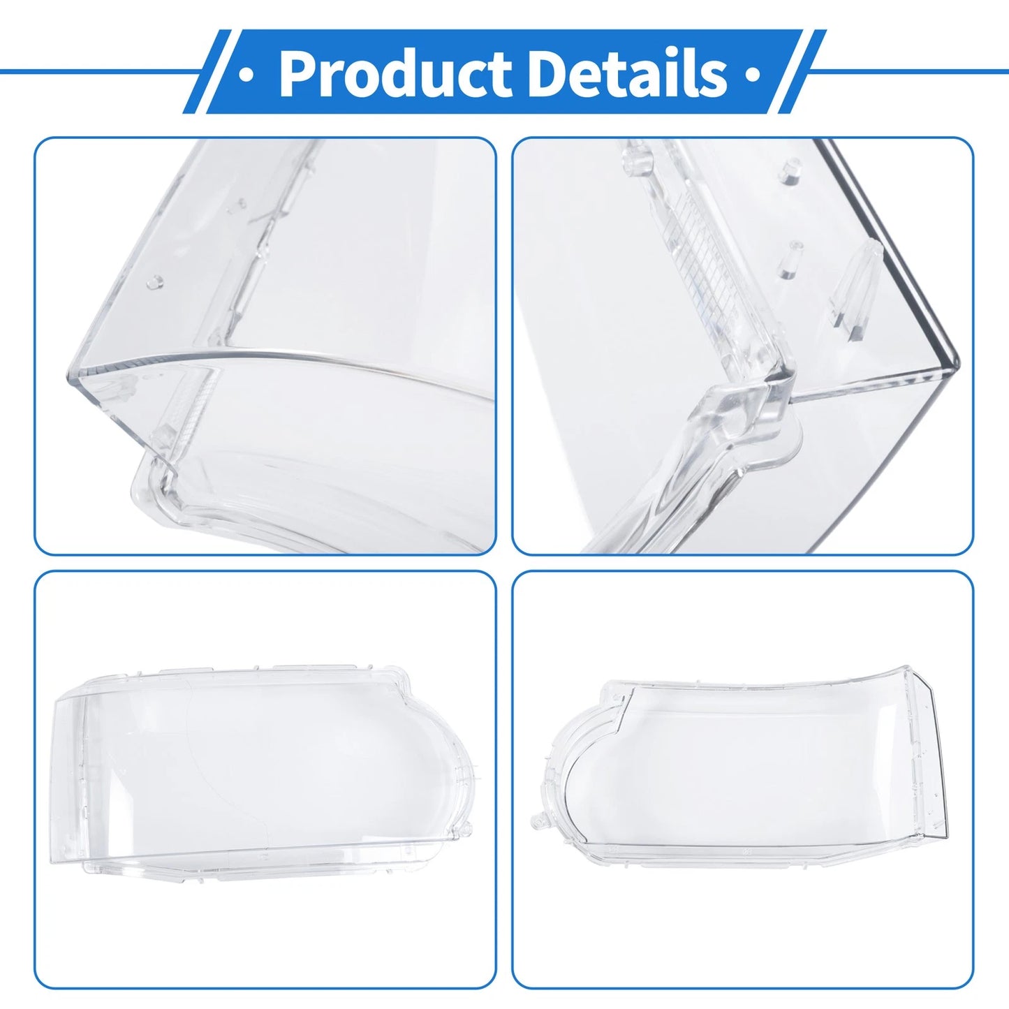 Front Right Headlight Lens Cover for Land Rover Range Rover Vogue (2002-2012)